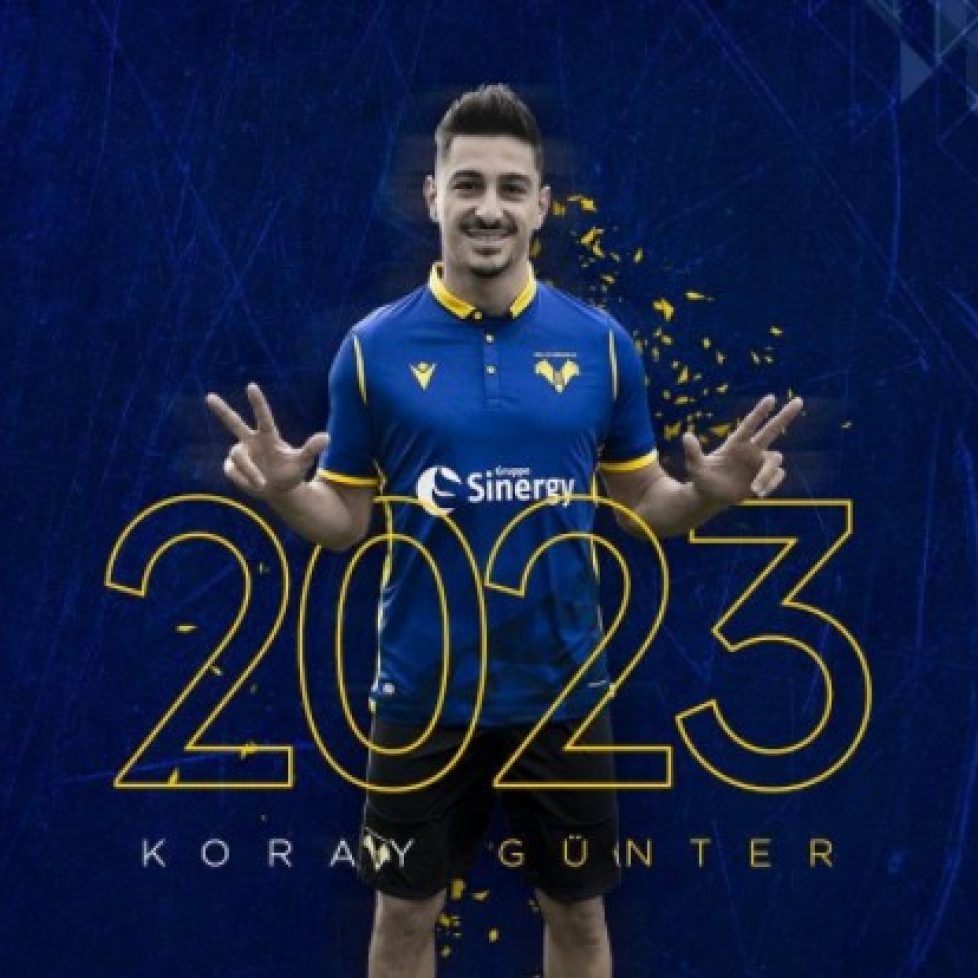 Корай Гюнтер е подписал договор с Верона bet365