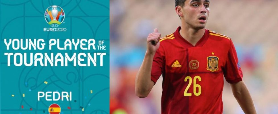 Педри получи наградата за най-добър млад футболист на Евро 2020 bet365
