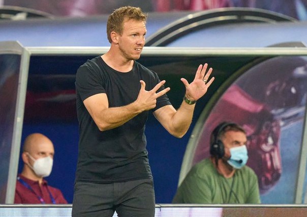 Юлиан Нагелсман bet365 Юлиан Нагелсман коментира предстоящия мач с Барселона в Шампионската лига bet365