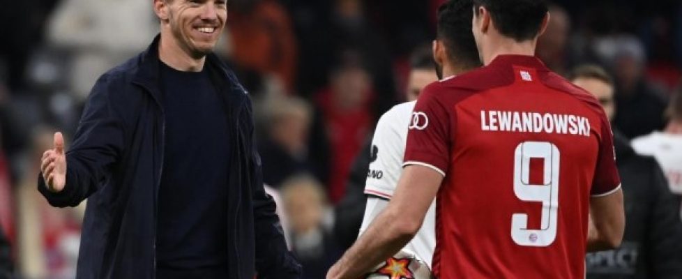 Юлиан Нагелсман поздрави Роберт Левандовски за поредното му постижение bet365